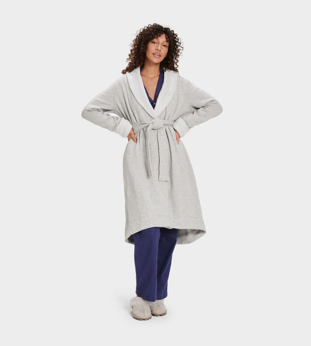 Ugg Robe Womens - Ugg Duffield Ii Grey - 519ADNPOL